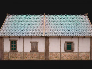 Medieval House 3 Residence 3D Model