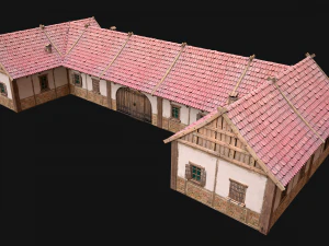 Medieval House 3 Residence 3D Model