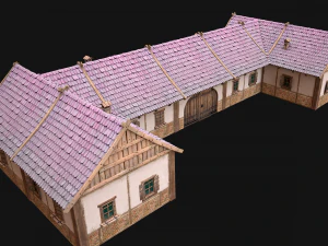 Medieval House 3 Residence 3D Model