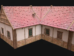 Medieval House 3 Residence 3D Model