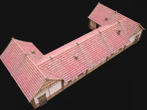 Medieval House 3 Residence 3D Model