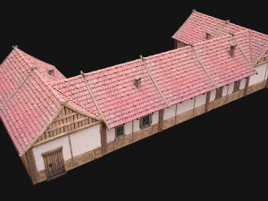 Medieval House 3 Residence 3D Model