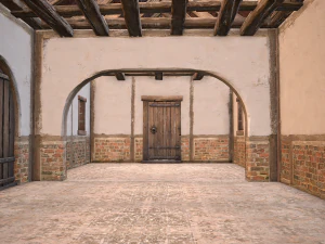 Medieval House 3 Residence 3D Model