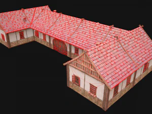 Medieval House 3 Residence 3D Model