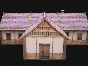 Medieval Town House 4 3D 모델