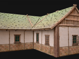 Medieval Town House 4 3D 모델