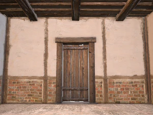 Medieval Town House 4 3D Model