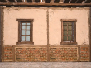 Medieval Town House 4 3D Model