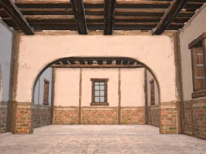 Medieval Town House 4 3D Model