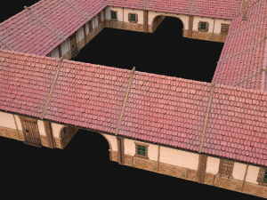 Medieval Courtyard Building House 5 3Dモデル