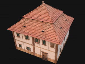 Medieval Two Storey House 3Dモデル