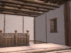 Medieval Town House Cottage 3Dモデル