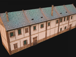 Medieval house with balcony 3Dモデル