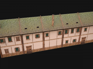 Medieval house with balcony 3Dモデル