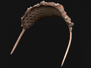 Sea Crown Mermaid Hair Band 3D मॉडल