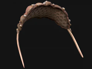 Sea Crown Mermaid Hair Band 3D Model