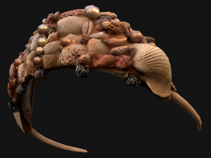 Barbie Crown Seashell Tiara Modello 3D