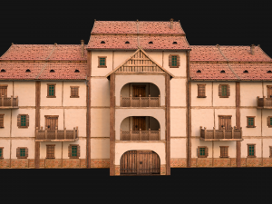 Medieval House Cottage Skyscraper 3D 模型