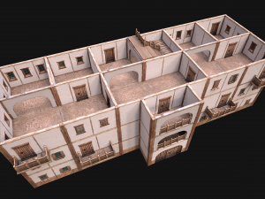 Medieval House Cottage Skyscraper 3D 模型