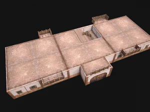 Medieval House Cottage Skyscraper 3D Model