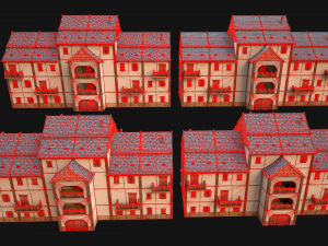 Medieval House Cottage Skyscraper 3D 模型