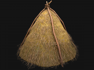 Haystack Stack of Hay Large Pile 3D Model