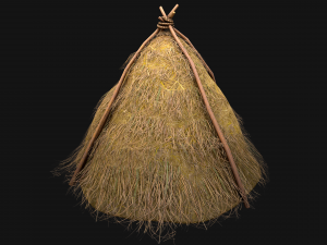 Haystack Stack of Hay Large Pile 3D Модель