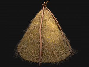 Haystack Stack of Hay Large Pile 3D Модель