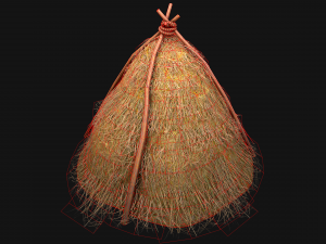 Haystack Stack of Hay Large Pile 3D Модель