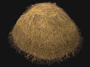 Haystack Stack of Hay Straw Pile 3D Model