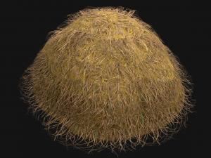 Haystack Stack of Hay Straw Pile 3D Model