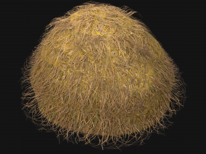 Haystack Stack of Hay Straw Pile 3D Model