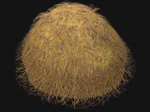 Haystack Stack of Hay Straw Pile 3D Model