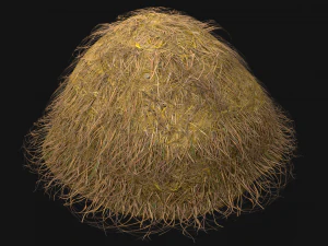 Haystack Stack of Hay Straw Pile 3D Model