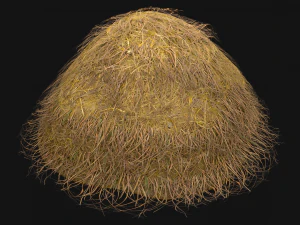 Haystack Stack of Hay Straw Pile 3D Model
