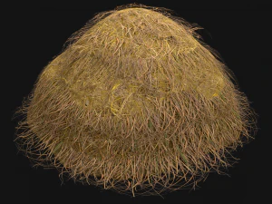 Haystack Stack of Hay Straw Pile 3D Model