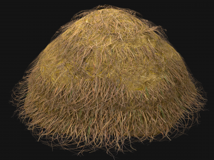 Haystack Stack of Hay Straw Pile 3D Model