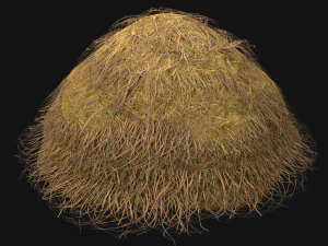 Haystack Stack of Hay Straw Pile 3D Model