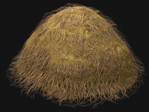 Haystack Stack of Hay Straw Pile 3D Model