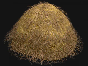 Haystack Stack of Hay Straw Pile 3D Model