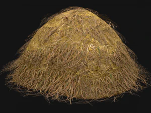 Haystack Stack of Hay Straw Pile 3D Model