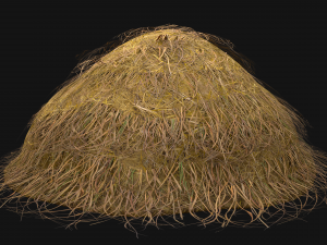 Haystack Stack of Hay Straw Pile 3D Model