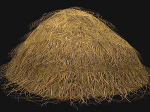 Haystack Stack of Hay Straw Pile 3D Model