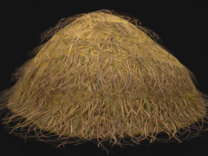 Haystack Stack of Hay Straw Pile 3D Model