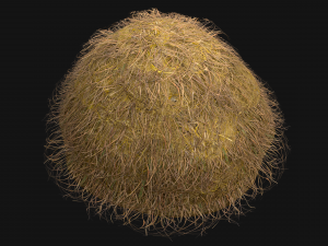 Haystack Stack of Hay Straw Pile 3D Model