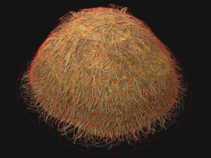 Haystack Stack of Hay Straw Pile 3D Model