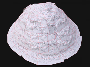 Haystack Stack of Hay Straw Pile 3D Model