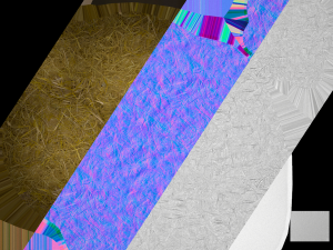 Haystack and Straw on Earth Model 3D