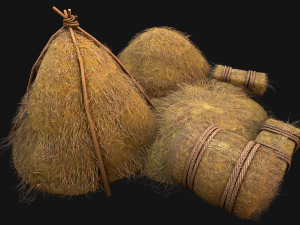 Hay Haystack Bale Farm Pack 3D Модель
