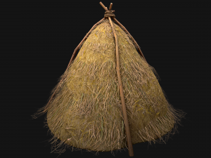 Hay Haystack Bale Farm Pack 3D Модель